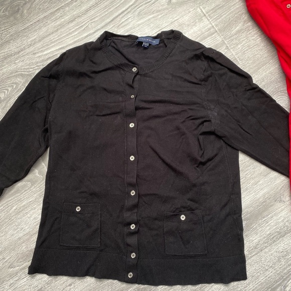 2 Tommy Hilfiger Cardigans red and black - Picture 4 of 6